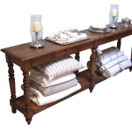 6 Legged console with Turned Legs