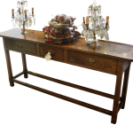 Console with 3 drawers and stretcher