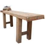 French 19th century workbench/console