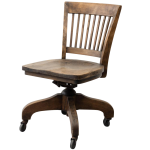 European 19th century office chair
