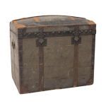 French curved top trunk