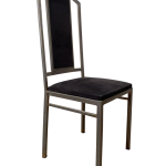 Metal frame Art Deco dining chairs