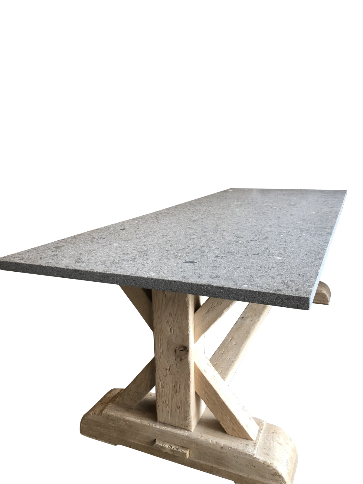 Outdoor raw oak table - Image 2