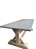 Outdoor raw oak table - Image 2