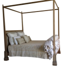 4 Poster bed with tapered posts