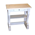 Bedside cabinet with scroll legs