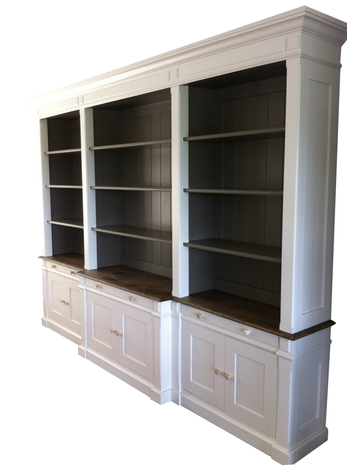 Breakfront bookshelves - see all photos for options - Image 3