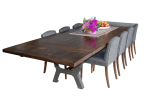 Iron base dining table - Image 4