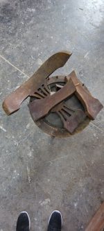 Timber antique office chair - Image 2