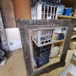Ornate frame mirror