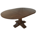 Round Pedestal Table with central extension