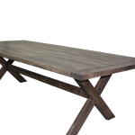Cross leg trestle table