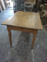 Small pine side table