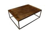 Iron base coffee table - Image 2