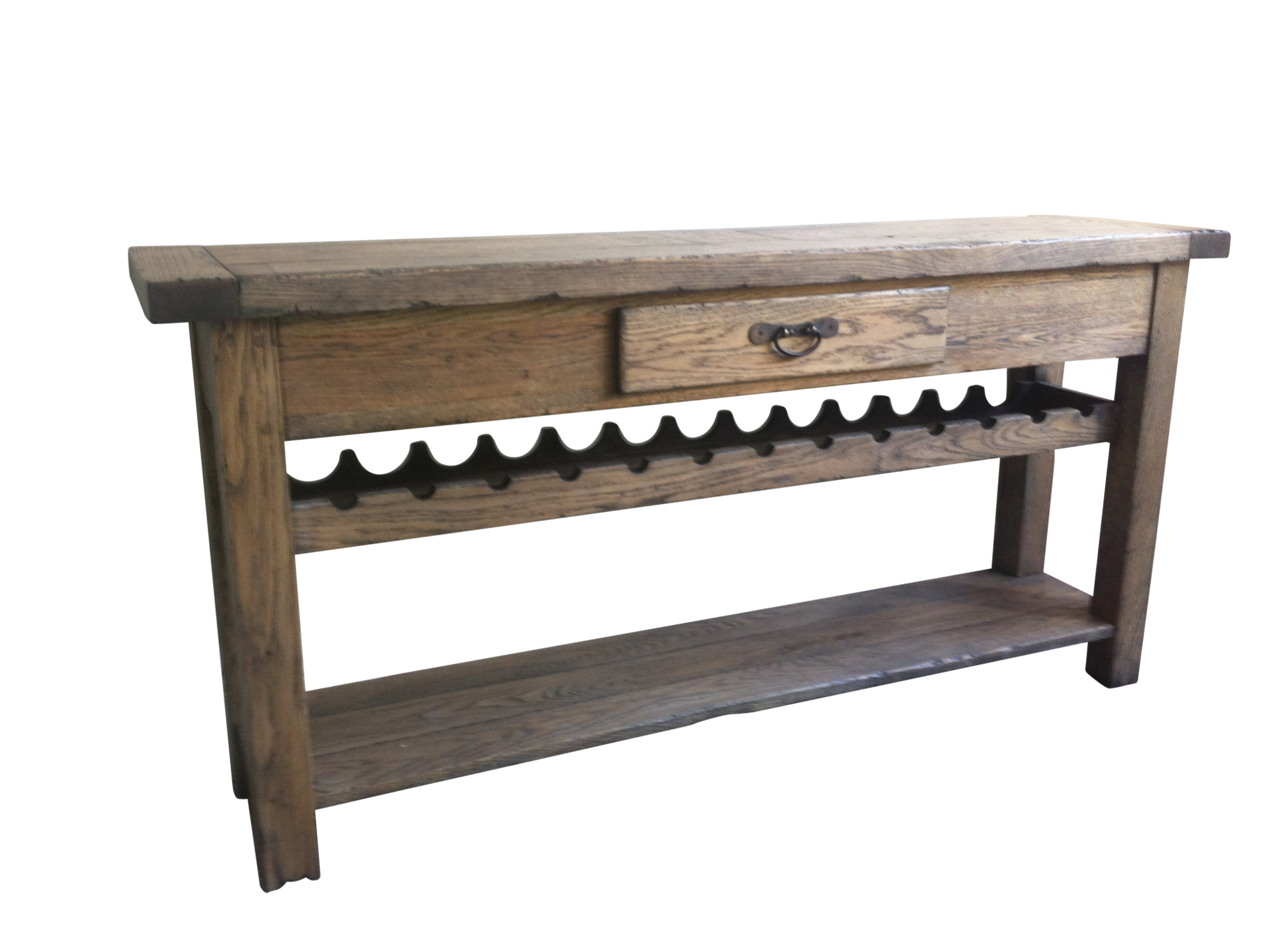 console - single wine rack Console with wine rack - Image 1